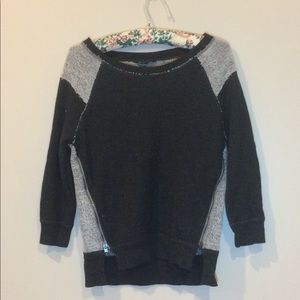 American Eagle Pullover Sweatshirt with Zippers